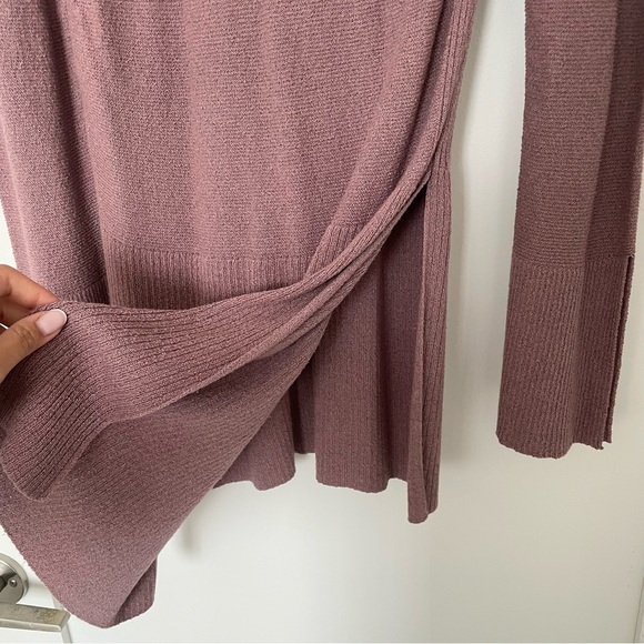 Free People Criss Cross Side Slit Tunic Sweater - Picture 7 of 7